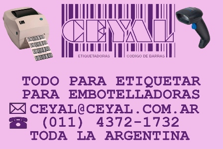 ribbon etiquetas termicas Envios Argentina