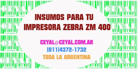 Jujuy envio YA  etiquetas codigo de barra zebra zm400