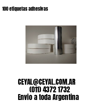 100 etiquetas adhesivas