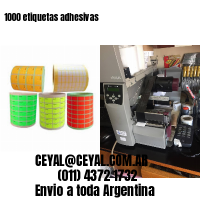 1000 etiquetas adhesivas