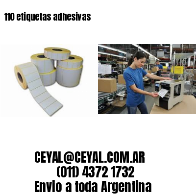 110 etiquetas adhesivas