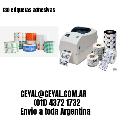 130 etiquetas adhesivas