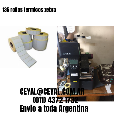 135 rollos termicos zebra