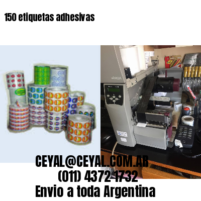 150 etiquetas adhesivas