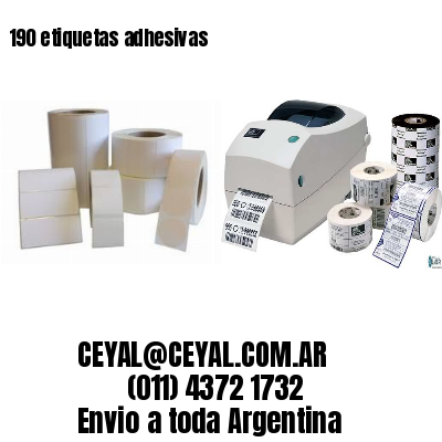 190 etiquetas adhesivas