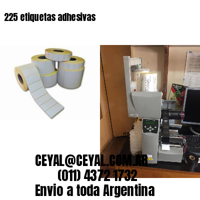 225 etiquetas adhesivas