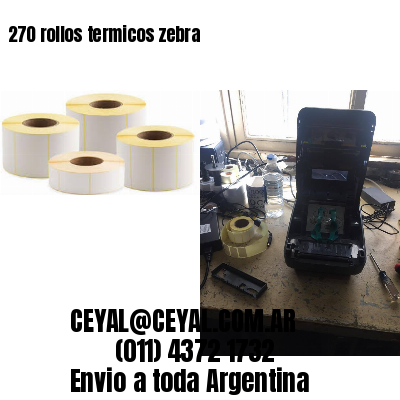 270 rollos termicos zebra