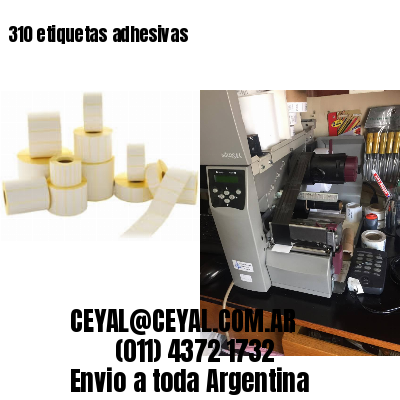 310 etiquetas adhesivas