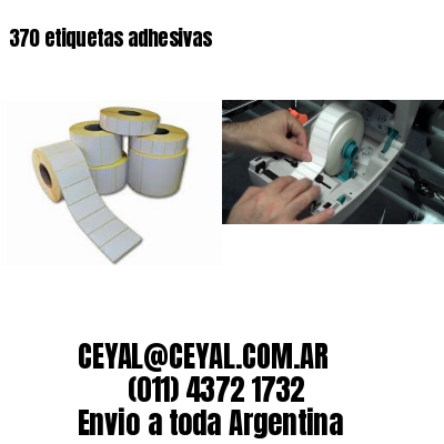 370 etiquetas adhesivas