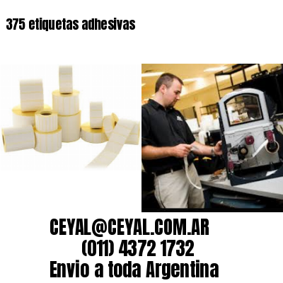 375 etiquetas adhesivas