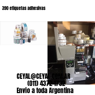 390 etiquetas adhesivas