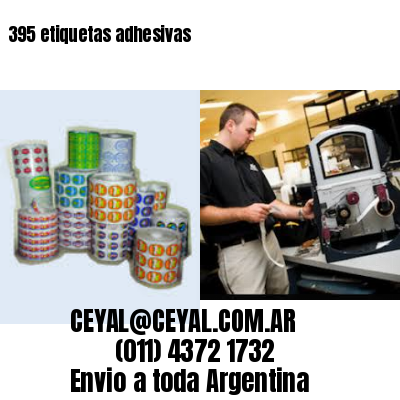 395 etiquetas adhesivas