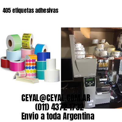 405 etiquetas adhesivas