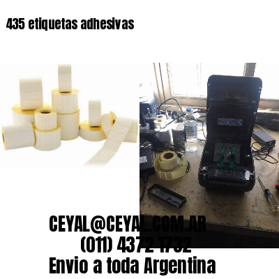 435 etiquetas adhesivas