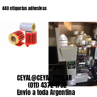 440 etiquetas adhesivas