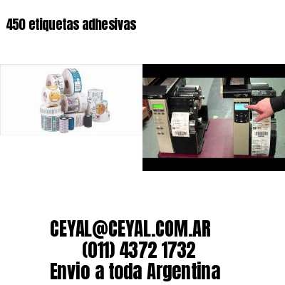 450 etiquetas adhesivas