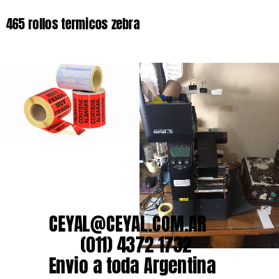 465 rollos termicos zebra