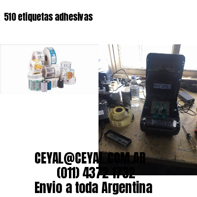 510 etiquetas adhesivas