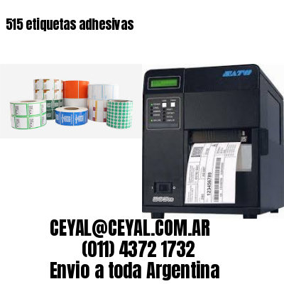 515 etiquetas adhesivas