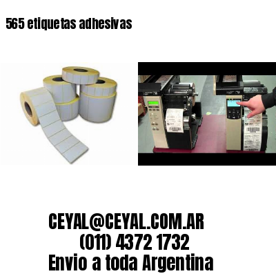 565 etiquetas adhesivas