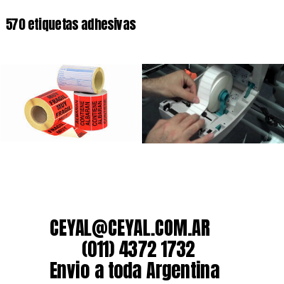 570 etiquetas adhesivas