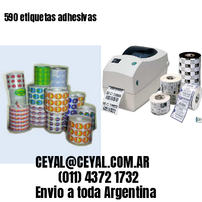 590 etiquetas adhesivas