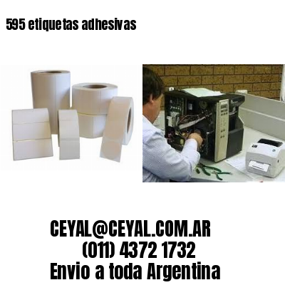 595 etiquetas adhesivas