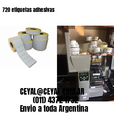 720 etiquetas adhesivas