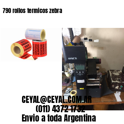 790 rollos termicos zebra