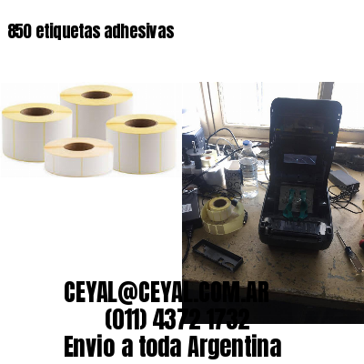 850 etiquetas adhesivas