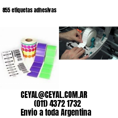 855 etiquetas adhesivas