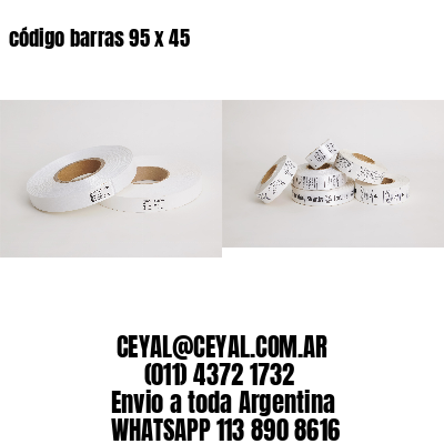 código barras 95 x 45