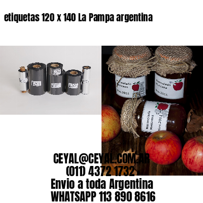 etiquetas 120 x 140 La Pampa argentina