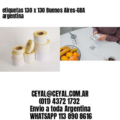 etiquetas 130 x 130 Buenos Aires-GBA argentina