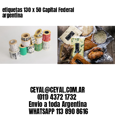 etiquetas 130 x 50 Capital Federal argentina