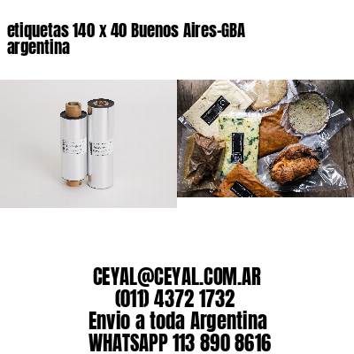 etiquetas 140 x 40 Buenos Aires-GBA argentina