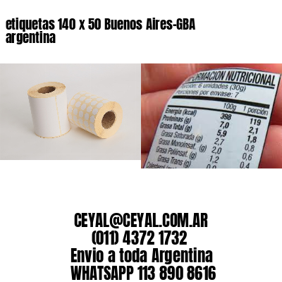 etiquetas 140 x 50 Buenos Aires-GBA argentina