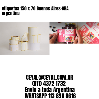 etiquetas 150 x 70 Buenos Aires-GBA argentina