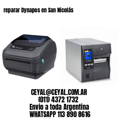 reparar Dynapos en San Nicolás