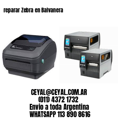 reparar Zebra en Balvanera