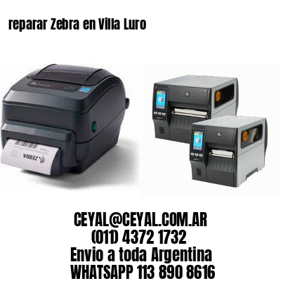 reparar Zebra en Villa Luro