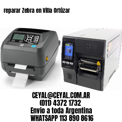 reparar Zebra en Villa Ortúzar