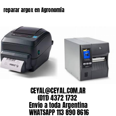 reparar argox en Agronomía