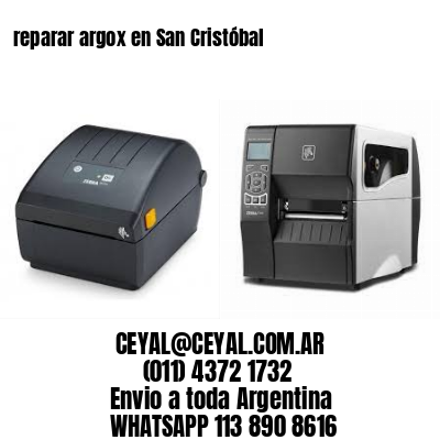 reparar argox en San Cristóbal