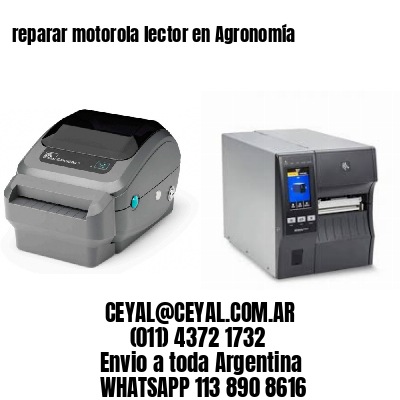  reparar motorola lector en Agronomía