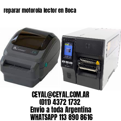  reparar motorola lector en Boca