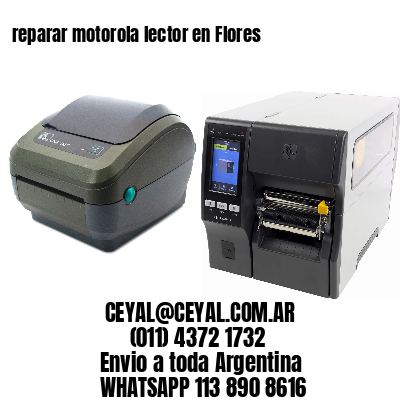 reparar motorola lector en Flores