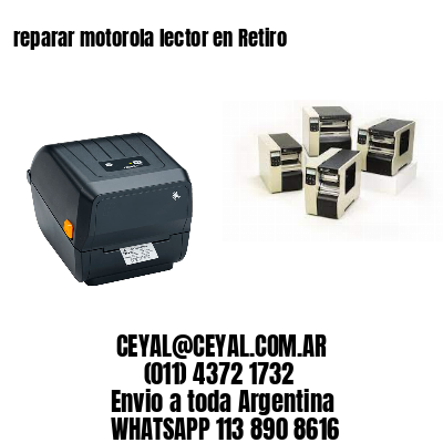 reparar motorola lector en Retiro