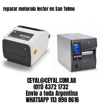 reparar motorola lector en San Telmo