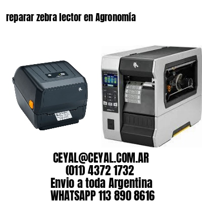 reparar zebra lector en Agronomía